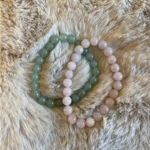 Beaded bracelets (set of 2)